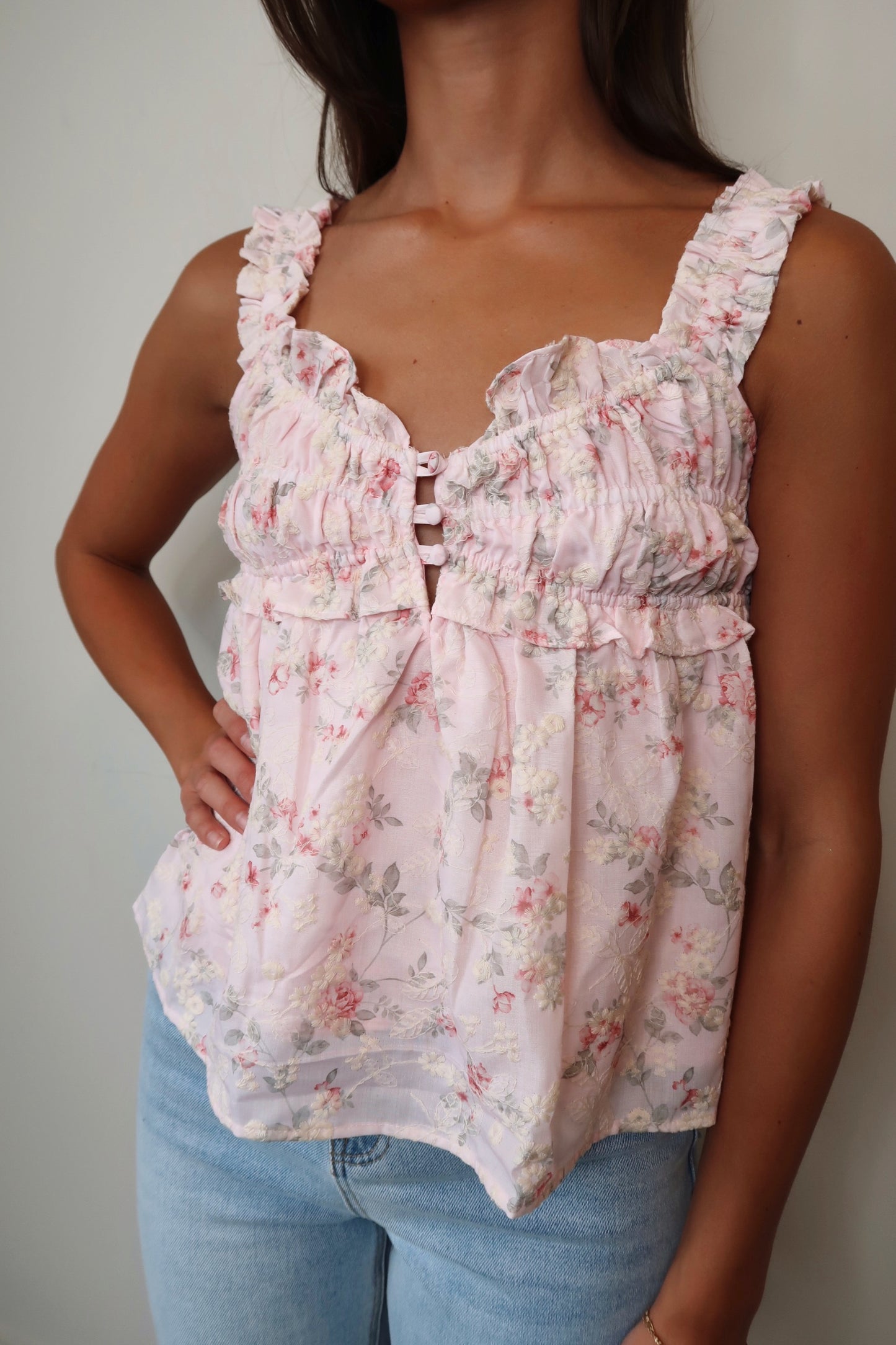 She's Dainty Floral Top