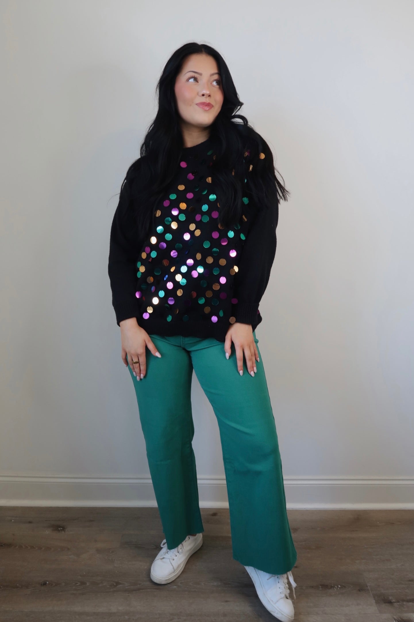 Meet Me At The Parade Spangled Pullover