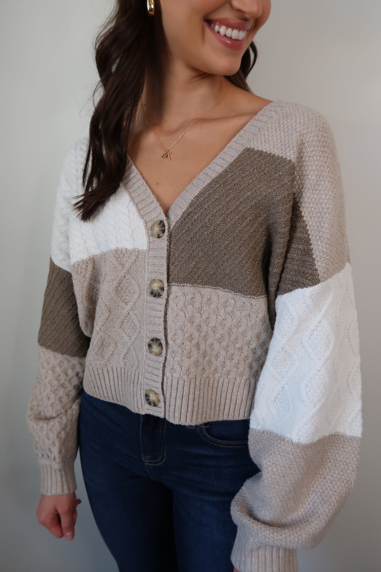 Meet Me There Patchwork Cardigan