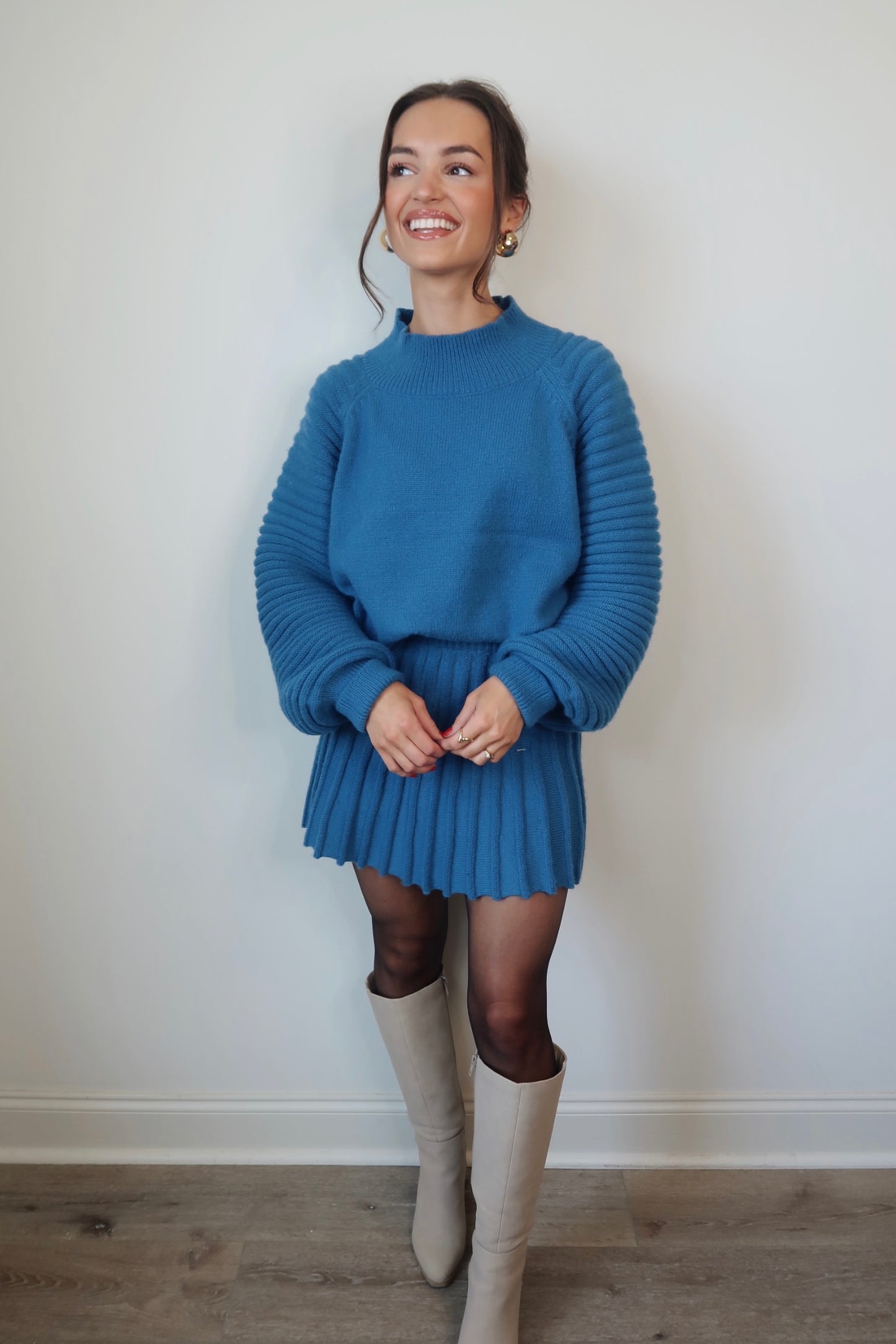 Something Blue Sweater Set