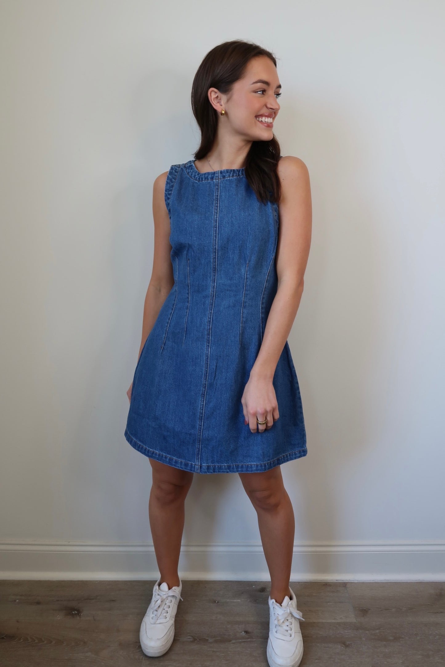 Sassy and Sweet Denim Dress