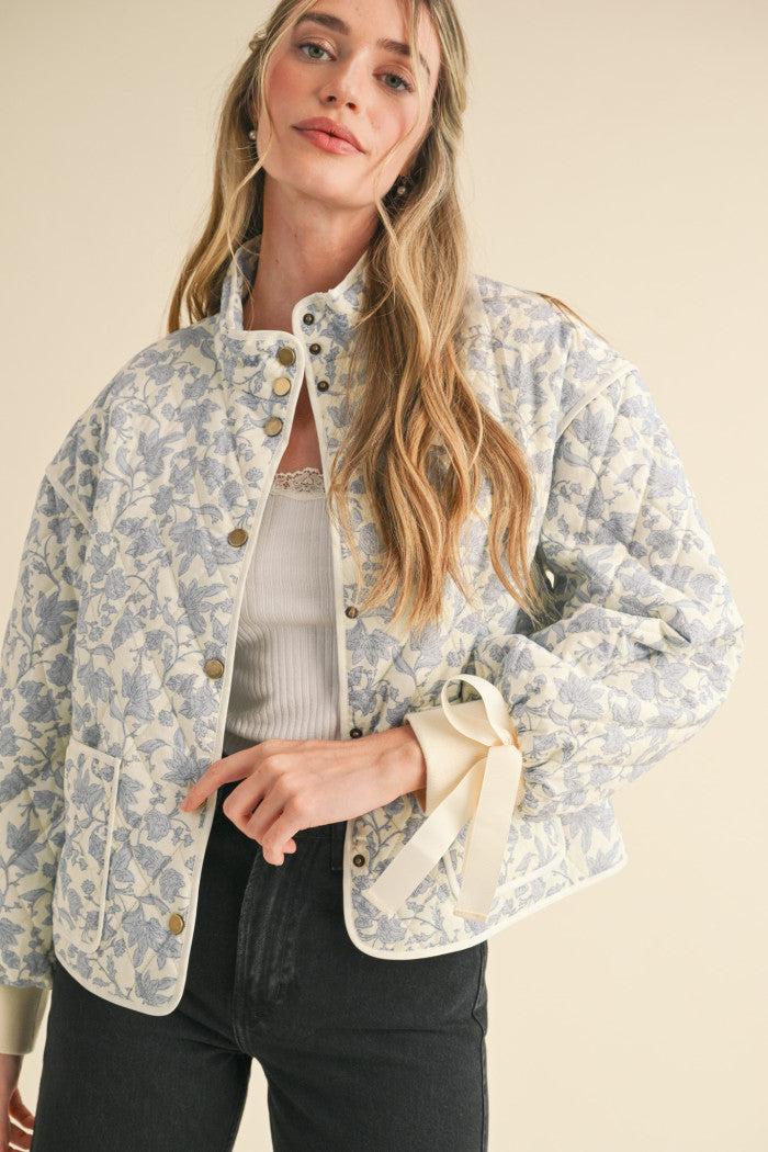 PRE-ORDER: One And Only Quilted Bomber Jacket